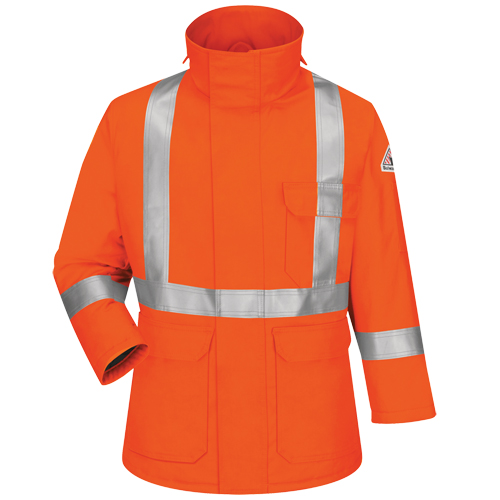 Excel FR&reg; Comfortouch&reg; Deluxe Parkas, Small, Orange Helyx Safety & Industrial Supplies