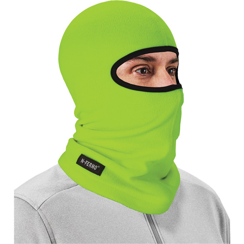 Passe-montagne N-Ferno 6821, Molleton, Vert lime haute visibilit&eacute; Helyx Safety & Industrial Supplies