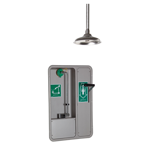 Eye/Face Wash and Shower, Ceiling-Mount Helyx Safety & Industrial Supplies