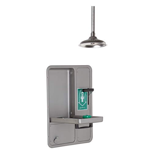 Eye/Face Wash and Shower, Ceiling-Mount Helyx Safety & Industrial Supplies