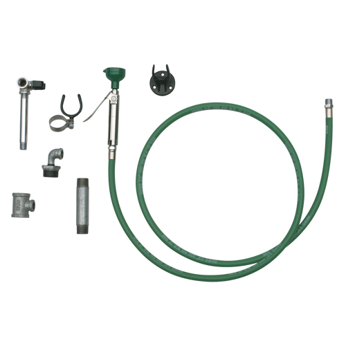 Ensemble r&eacute;tro de tuyau de douche d'urgence pour le corps Helyx Safety & Industrial Supplies