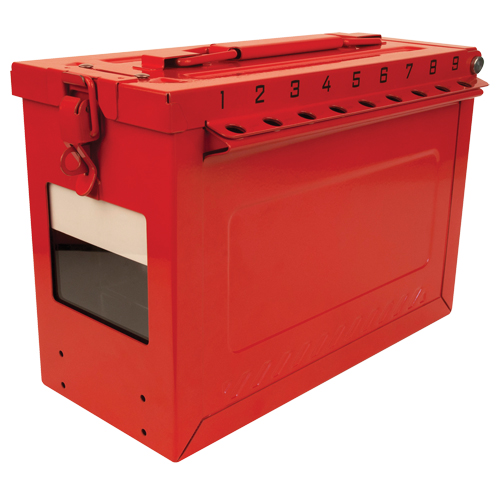 Grand boîtier verrouillable pour groupe, Rouge Helyx Safety & Industrial Supplies