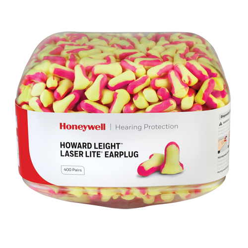 Howard Leight Laser Lite&reg; Earplugs, Bulk - Canister Helyx Safety & Industrial Supplies