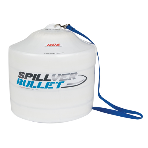 Spillver Bullet Hazmat Boom, Hazmat, 50' L x 5" W, 14 gal. Absorbancy Helyx Safety & Industrial Supplies