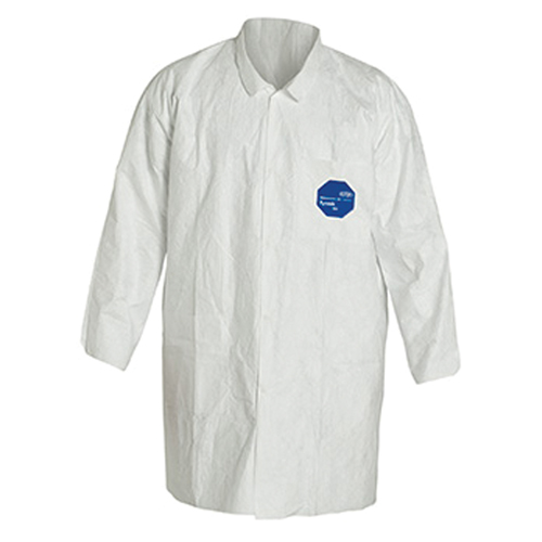 Lab Coat, Tyvek&reg; 400, White, 6X-Large Helyx Safety & Industrial Supplies