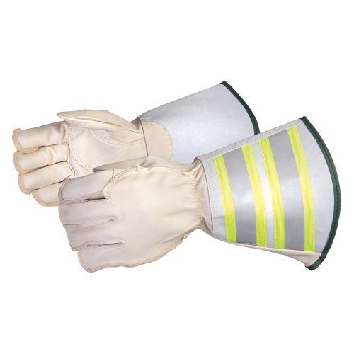 Gants de monteur de lignes de luxe Endura, Grand, Paume en Cuir de cheval Helyx Safety & Industrial Supplies