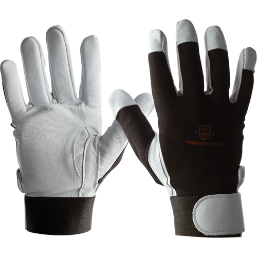 Gants IMPACTO AIRGEL, Taille Grand, Paume Cuir perl&eacute; Helyx Safety & Industrial Supplies