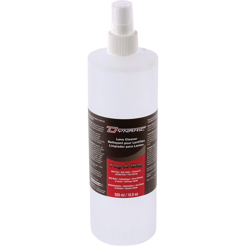 Solution antibu&eacute;e pour nettoyer les lentilles Dynamic, 500 ml Helyx Safety & Industrial Supplies