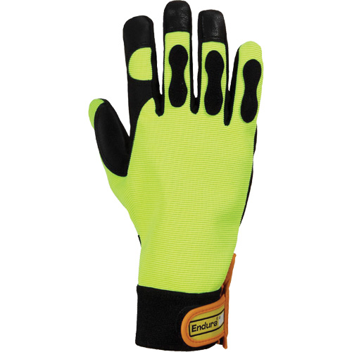 Endura&reg; Hi-Viz Chainsaw Gloves, Size Large/9, Goatskin Palm Helyx Safety & Industrial Supplies