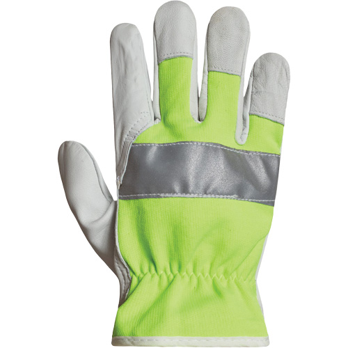 Endura&reg; Hi-Viz Reflective Driver's Gloves, 3X-Large, Grain Goatskin Palm Helyx Safety & Industrial Supplies