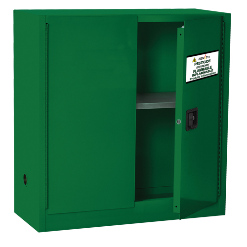 Pesticide Storage Cabinet, 30 gal., 44" H x 43" W x 18" D Helyx Safety & Industrial Supplies