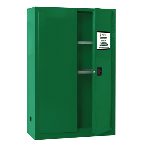 Pesticide Storage Cabinet, 45 gal., 65" H x 43" W x 18" D Helyx Safety & Industrial Supplies