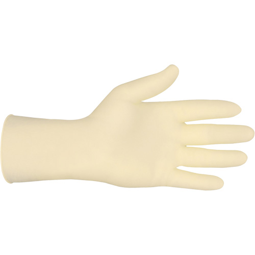 Gants de calibre industriel, Petit, Latex, 5 mils, Sans poudre, Blanc Helyx Safety & Industrial Supplies