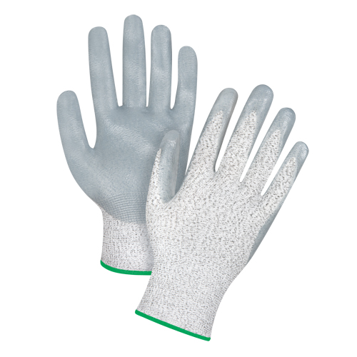 High-Performance Cut-Resistant Gloves, Size Medium/8, 13 Gauge, Nitrile Coated, HPPE Shell, ANSI/ISEA 105 Level 4/EN 388 Level 5 Helyx Safety & Industrial Supplies