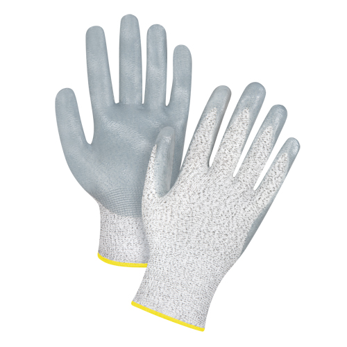 High-Performance Cut-Resistant Gloves, Size 2X-Large/11, 13 Gauge, Nitrile Coated, HPPE Shell, ANSI/ISEA 105 Level 4/EN 388 Level 5 Helyx Safety & Industrial Supplies