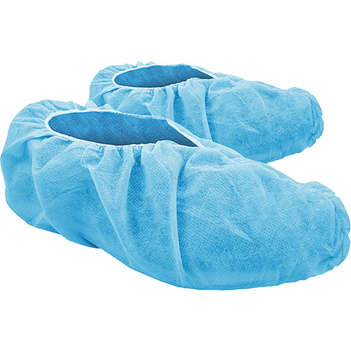 Couvre-chaussures jetables CoverMe, Grand, Polypropyl&egrave;ne, Bleu Helyx Safety & Industrial Supplies