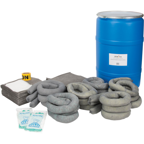 Spill Kit, Universal, Drum, 55 US gal. Absorbancy Helyx Safety & Industrial Supplies