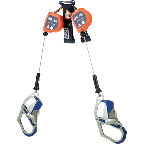 Nano-Lok Edge Self-Retracting Lifeline, 7', Stainless Steel, Swivel Helyx Safety & Industrial Supplies