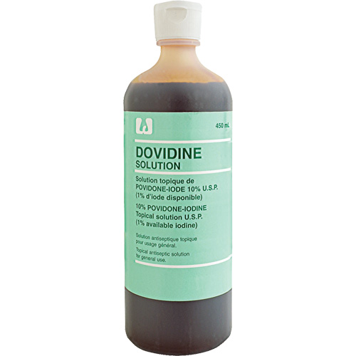 Povidone iod&eacute;e topique, Liquide, Antiseptique Helyx Safety & Industrial Supplies