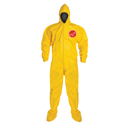 Coveralls, Medium, Yellow, Tychem&reg; 2000 Helyx Safety & Industrial Supplies