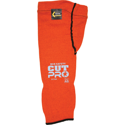 Manches Memphis avec trou pour le pouce, Kevlar, 14", ASTM ANSI niveau A5, Orange Helyx Safety & Industrial Supplies