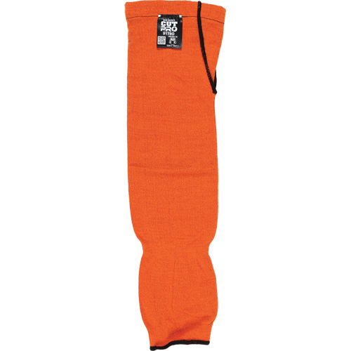 Memphis&reg; Sleeves With Thumb Hole, Kevlar&reg;, 18", ASTM ANSI Level A5, Orange Helyx Safety & Industrial Supplies