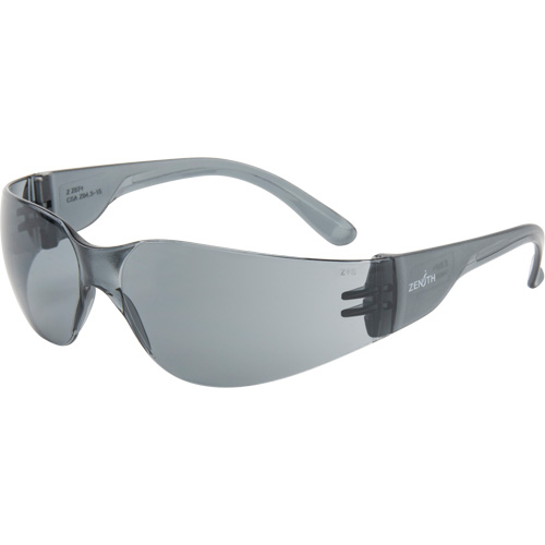 Lunettes de s&eacute;curit&eacute; s&eacute;rie Z600, Lentille Grise/fum&eacute;e, Anti-&eacute;gratignures, ANSI Z87+/R&eacute;pond ou surpasse la norme CSA Z94.3 Helyx Safety & Industrial Supplies