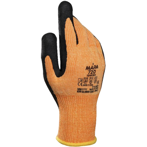 TempDex 720 Thermal Cut-Resistant Gloves, Size 7, Nitrile Coated, Aramid Shell, ASTM ANSI Level A2/EN 388 Level 3/EN 388 Level B Helyx Safety & Industrial Supplies