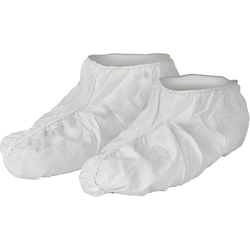 KleenGuard A40 Shoe Covers, One Size, Microporous, White Helyx Safety & Industrial Supplies