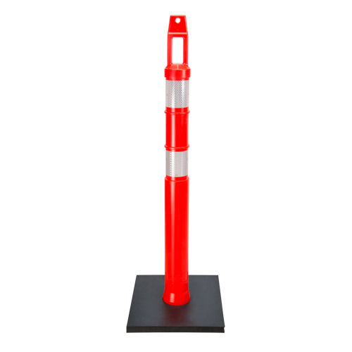 Poteau d&eacute;lin&eacute;ateur de qualit&eacute; sup&eacute;rieure, 42" h, Orange Helyx Safety & Industrial Supplies