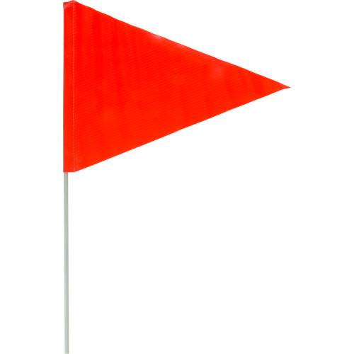 Fanion pour le d&eacute;neigement, Rouge, 6' ha Helyx Safety & Industrial Supplies