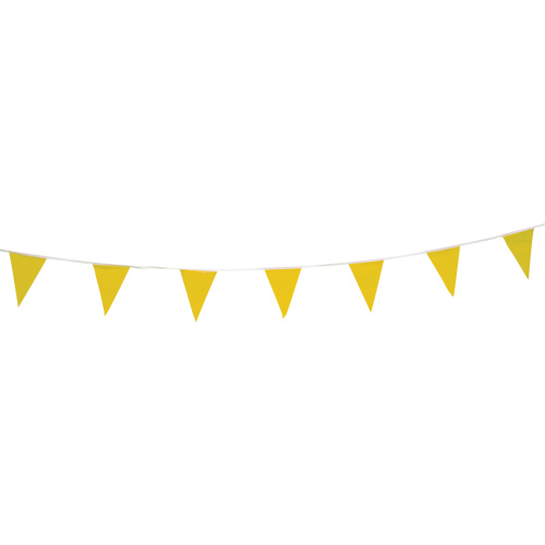 Pennant String, 60' L, Yellow Helyx Safety & Industrial Supplies