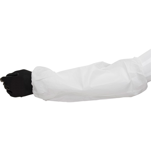 Manchettes, Longueur de 18", Microporeux, Blanc Helyx Safety & Industrial Supplies