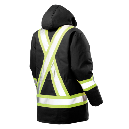 Parka de s&eacute;curit&eacute;, Noir, Grand Helyx Safety & Industrial Supplies