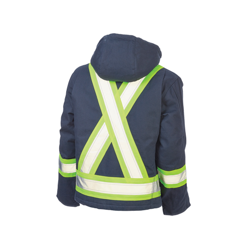 Safety Jacket, Navy Blue, Large Helyx Safety & Industrial Supplies