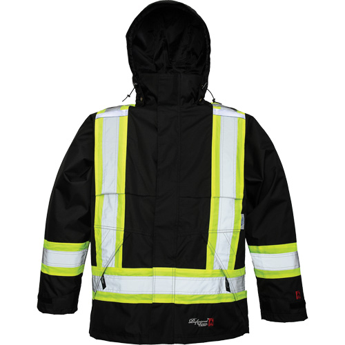 Manteau Journeyman, Polyester/Polyur&eacute;thane, Noir, Petit Helyx Safety & Industrial Supplies