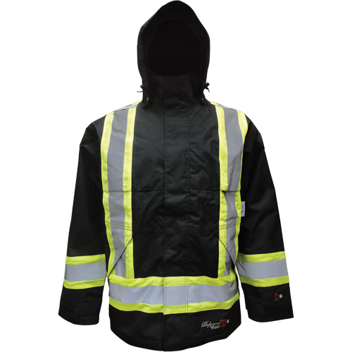Manteau isol&eacute;, Polyester/Polyur&eacute;thane, Noir, Petit Helyx Safety & Industrial Supplies
