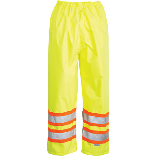 Pantalons avec taille &eacute;lastique Open Road, Polyester, Petit, Jaune lime haute visibilit&eacute; Helyx Safety & Industrial Supplies
