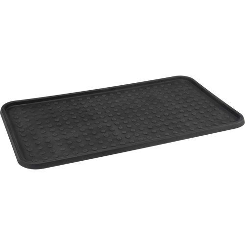 Plateau &agrave; chaussures, Plastique, Noir, 25" lo x 14" la Helyx Safety & Industrial Supplies