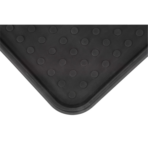 Plateau &agrave; chaussures, Plastique, Noir, 25" lo x 14" la Helyx Safety & Industrial Supplies