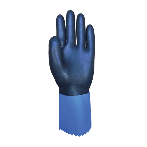 Summitech Full-Dipped Chemical Resistant Gloves, Size Small/7, 11.8" L, Chloroprene, Poly-Cotton Inner Lining, 59-mil Helyx Safety & Industrial Supplies