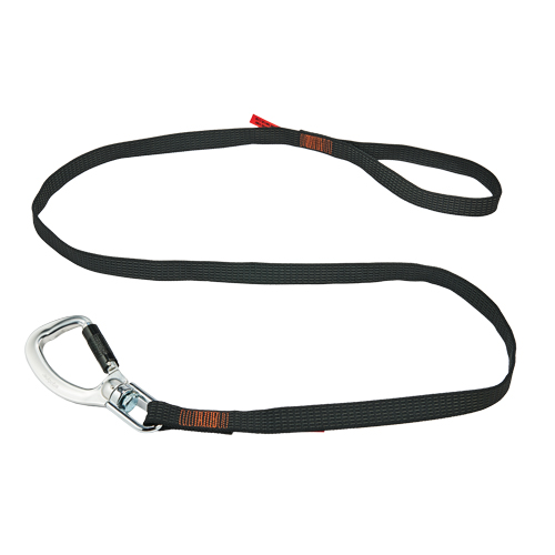 Squids&reg; 3129 Double-Locking Tool Lanyard with Swivel, Fixed Length, Carabiner/Loop Helyx Safety & Industrial Supplies
