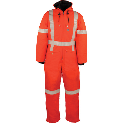 Combinaison r&eacute;fl&eacute;chissante isol&eacute;e, 2T-Grand, Orange Helyx Safety & Industrial Supplies