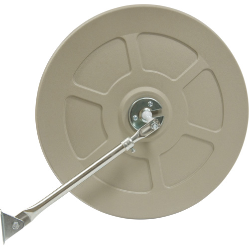 Convex Mirror with Telescopic Arm, Indoor/Outdoor, 26" Diameter Helyx Safety & Industrial Supplies