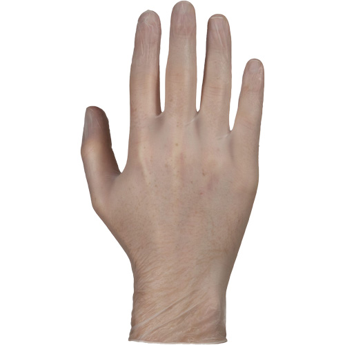 Gants jetables, Petit, Vinyle, 4 mils, Sans poudre, Blanc Helyx Safety & Industrial Supplies
