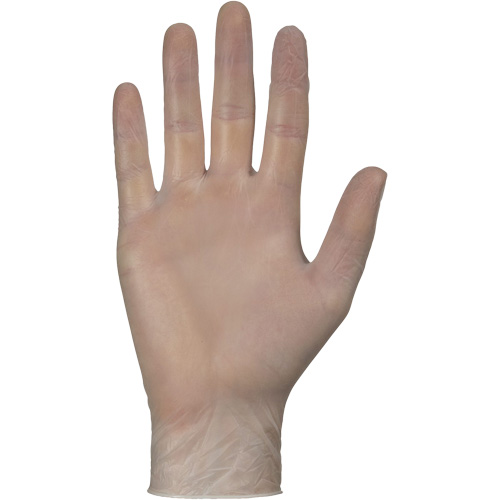 Gants jetables, Petit, Vinyle, 4 mils, Sans poudre, Blanc Helyx Safety & Industrial Supplies