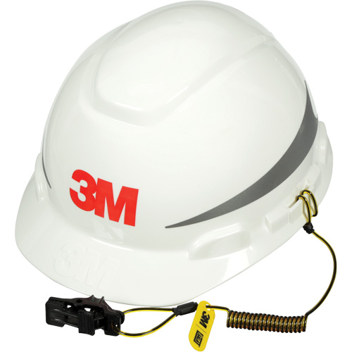 Hard Hat Tether, Coil, Clip/Loop Helyx Safety & Industrial Supplies
