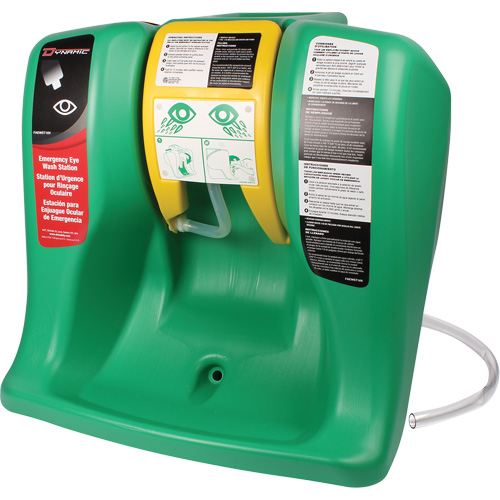 Douche oculaire Dynamic, Aliment&eacute; par gravit&eacute;, Capacit&eacute; 16 gal., Conformit&eacute; ANSI Z358.1 Helyx Safety & Industrial Supplies