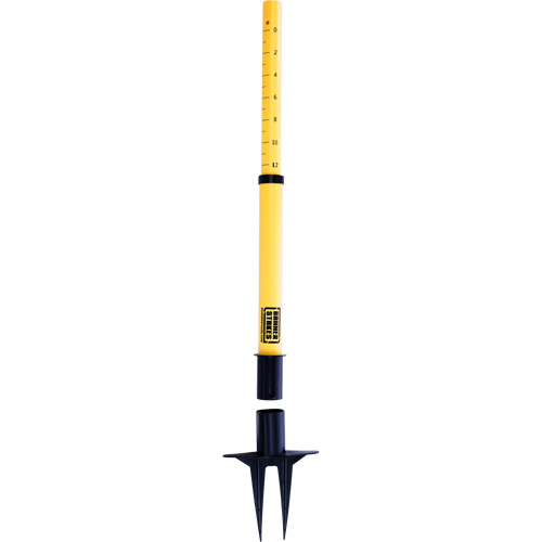 Montant de barri&egrave;re PLUS, Hauteur de 42", Jaune Helyx Safety & Industrial Supplies