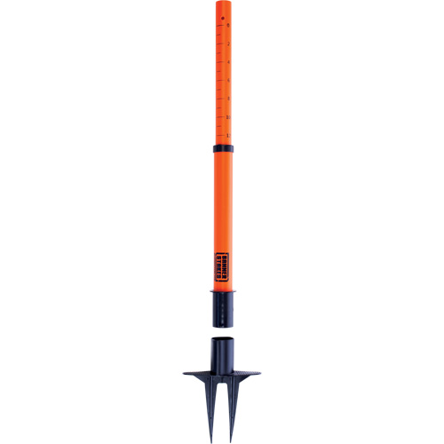Montant de barri&egrave;re PLUS, Hauteur de 42", Orange Helyx Safety & Industrial Supplies